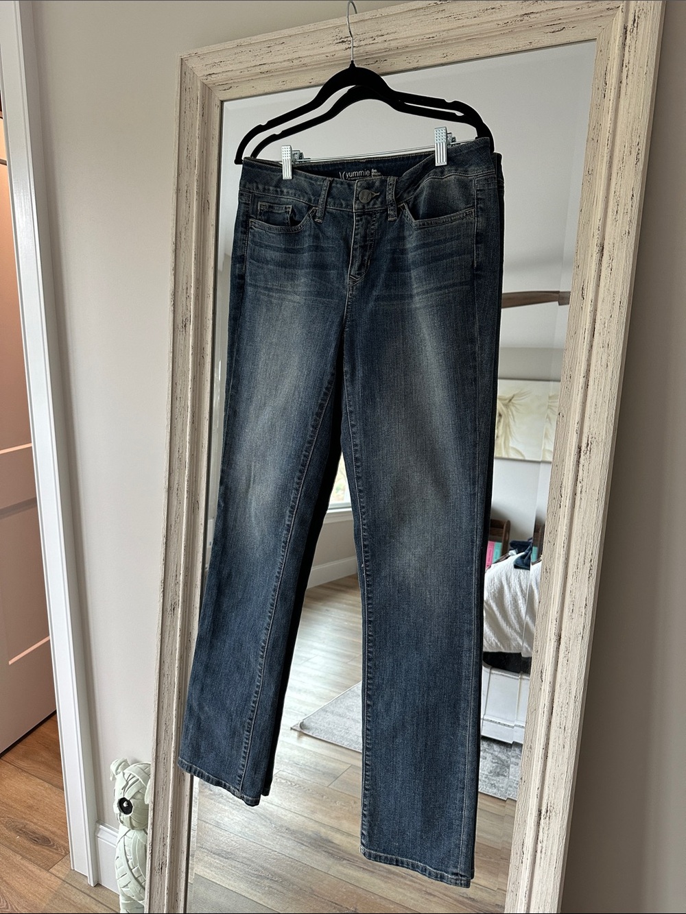 Yummie by Heather Thomson Dark Washed Straight Leg Jeans
